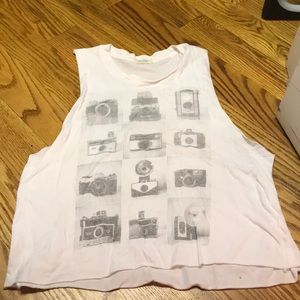 Brandy Melville camera muscle shirt